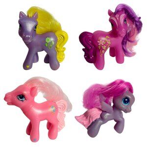 My Little Pony Pinkie Pie Starsong Cheerilee Daisyjo 4Pc MLP Toy Made for McD's